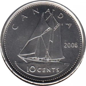 Canada   10 cents   2006  P