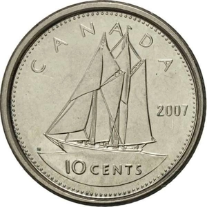 Canada     10 cents   2007