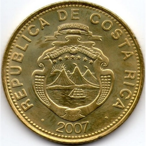 Costa Rica 100 colones, 2007