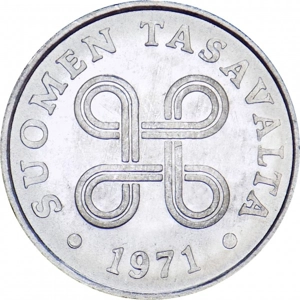 Finland 1 penni, 1971