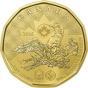 Canada 1 dollar, 2016 VF