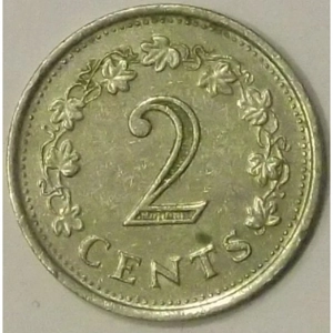 Malta 2 cents, 1976
