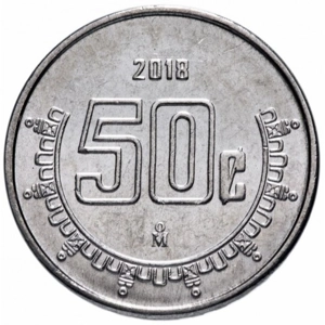 Mexico 50 centavos, 2018  VF