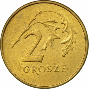 Poland 2 grosze, 1991