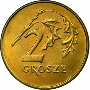 Poland 2 grosze, 2001