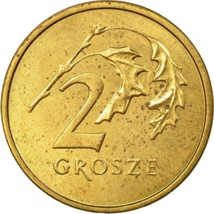 Poland 2 grosze, 2004