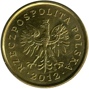 Poland 5 groszy, 2012