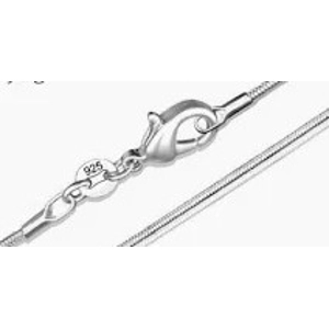 16 inch Sterling Silver 1.5 mm Snake Chain Necklace