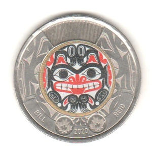 100th Anniversary - Birth of Bill Reid Colored VF 2020