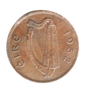 Ireland 1 penny, 1952