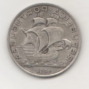 Portugal 10 escudos, 1934