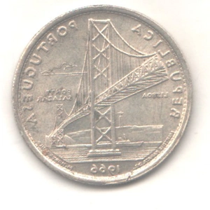 Portugal 20 escudos, 1966