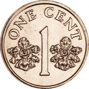 Singapore 1 cent, 2000