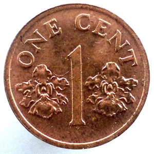 Singapore 1 cent, 2001