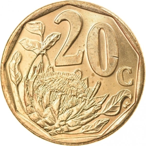 South Africa 20 cents, 2004