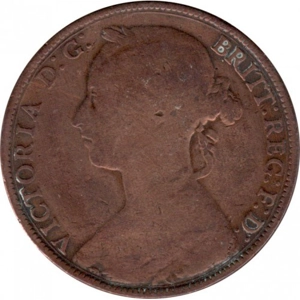 United Kingdom 1 penny, 1882  Good