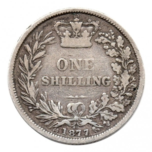 United Kingdom 1 shilling, 1877  Filler