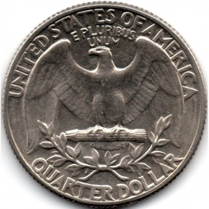 USA ¼ dollar, 1965