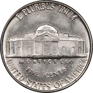 USA 5 cents, 1955  D