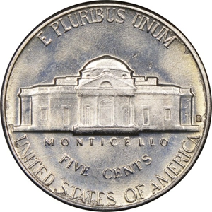 USA 5 cents, 1964  D