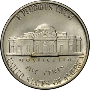 USA 5 cents, 1980  D