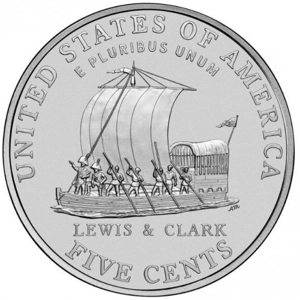 USA 5 cents, 2004  P