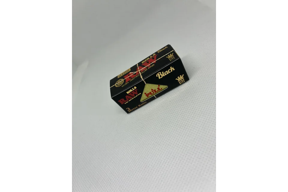 Raw Black Paper Roll