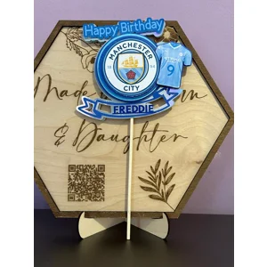 Football Cake Topper