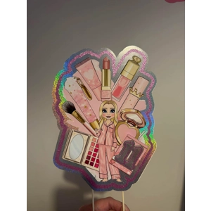 Make up dolly cake topper