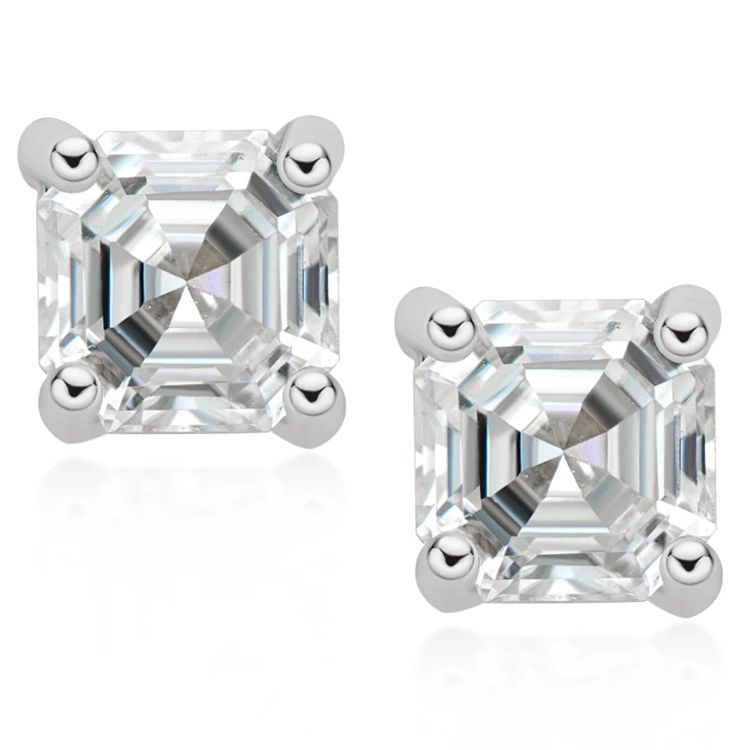 Adze's Asscher Cut Moissanit..