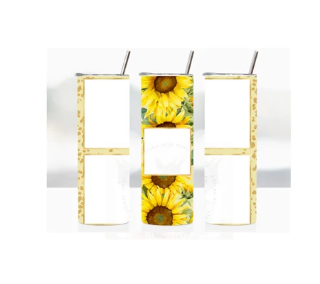 Tumbler Cup UK - Sunflower Photo Frame Tumbler