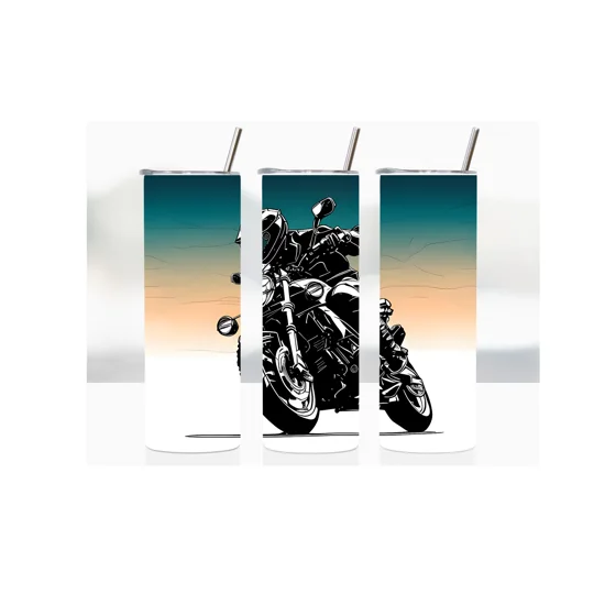 Introducing our 20oz Tumbler Cup with a captivating motorcycle design!