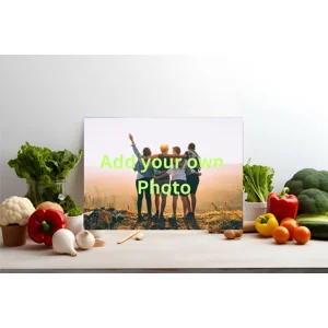 Personalised Photo Glass Chopping Board UK - Custom Upload Your Own Image or Multiple Images for a C