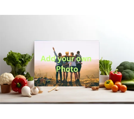 Personalised Photo Glass Chopping Board UK - Custom Upload Your Own Image or Multiple Images for a C