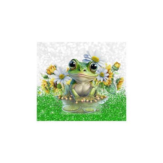 Tumbler Cup UK - Frog with flowers