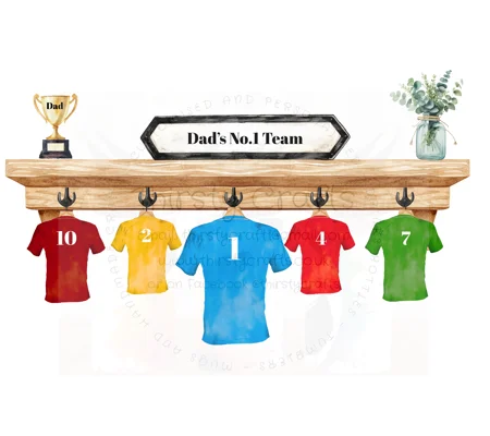 Build your own Family t-Shirt Shelf Print