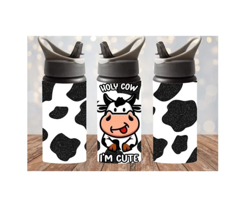 Personalised Drink Bottle UK - Holy cow I’m cute
