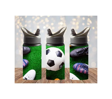 Personalised Drink Bottle UK - Football, pitch and boots