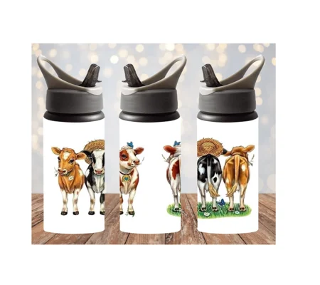 Personalised Drink Bottle UK - The 3 Cows