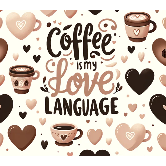 Tumbler Cup UK - Coffee is my Love Language