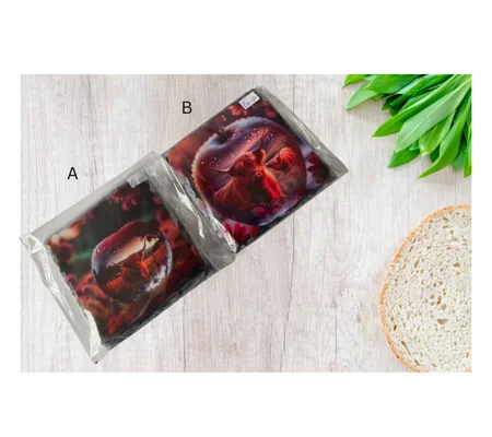 Highland Cow inside Glass Apple - Slate Coaster