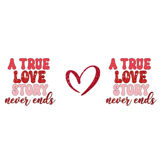 Personalised Mug UK - A True love story never ends