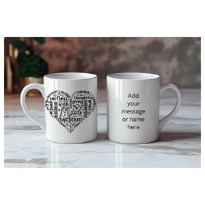 Mum Heart Affirmations Mug