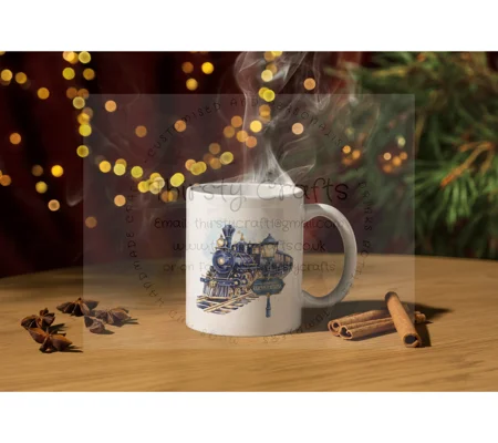Personalised Christmas Mug UK - Polar Express