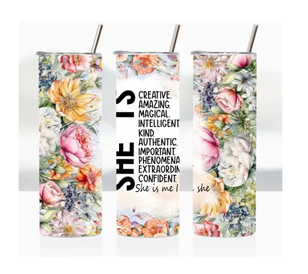 Tumbler Cup UK - She Is - Blossom Blend