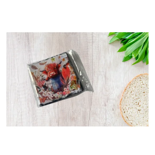Introducing our unique and charming Slate Coaster with a Sublimation Print of a Highland cow in a Bucket! This exquisite coaster is not only functional but also adds a touch of whimsy to your home decor