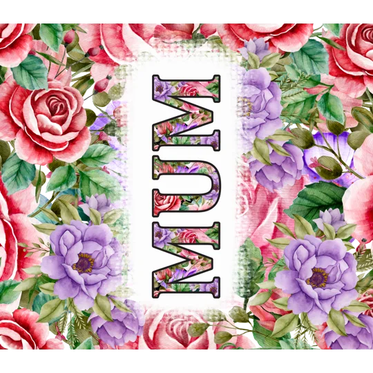 Tumbler Cup UK - Mum - Floral Fusion