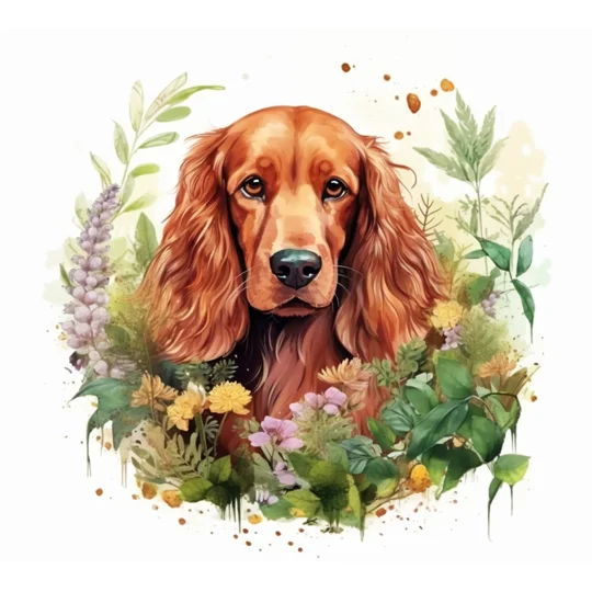 Tumbler Cup UK - Cocker Spaniel in Wreath of Flowers