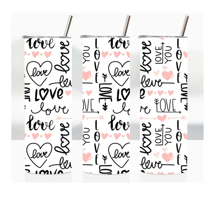 Tumbler Cup UK - Valentine's Heart's & Love