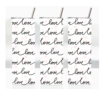 Tumbler Cup UK - Valentine's Love & Heart's